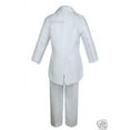 thumbnail image 4 of Baby Kid Boy Baptism Christening Tuxedo Suit w/ Silver Guadalupe Stole White S-7, 4 of 4
