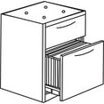 thumbnail image 3 of Lorell, Essentials Series Walnut Hanging Pedestal - 2-Drawer, 1 Each, 3 of 10
