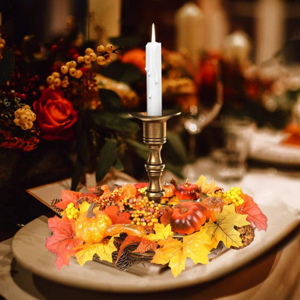 ANNEAUX DE BOUGIE Couronnes De Simulation Couronne De Bougie De Verdure