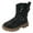 Black, variant on FYEGRE Stylish Girls Mid Calf Boots with Elegant Pearl and Heel for Childrens Footwear White 5-5.5 Years