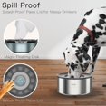 thumbnail image 4 of Cuenco de agua Feodoo para perros, 3,8 L, antiderrame, de acero inoxidable, 4 of 9