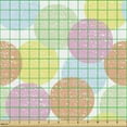 thumbnail image 2 of Geometric Upholstery Fabric by the Yard, Circular Motifs Pastel Tones Overlapping Circles, Decorative Fabric for DIY and Home Accents, Multicolor by Ambesonne, 2 of 5
