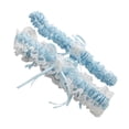 thumbnail image 4 of Bridal Wedding Lace Ribbon Flower Garters Decorations for Bride and Bridesmaid, 4 of 5