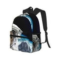 thumbnail image 2 of Lsque Cat Astronaut Classic Casual Backpack - Large Capacity Water-Resistant Backpack for School, Work, Travel, and Outdoor Activities, 2 of 8