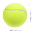 thumbnail image 2 of MERRYHAPY 1Pack Large Tennis Ball Giant Tennis Ball Inflatable Rubber 9.5 Inches Diameter, 2 of 8