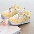 thumbnail image 4 of Cethrio Girls Sneakers, Running Breathable Casual Non-slip Girls' Shoes Yellow Size 2.5（Big Kids), 4 of 8