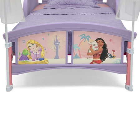 デルタ 子供用ベッド ディズニー プリンセス パープル 子ども用 キャノピー付き トドラーベッド 天蓋 キッズ 幼児 子供部屋 DELTA