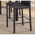 thumbnail image 4 of Roundhill Furniture Citico Metal Counter Height Dining Chairs with Black Metal Frame, Set of 4, 4 of 6