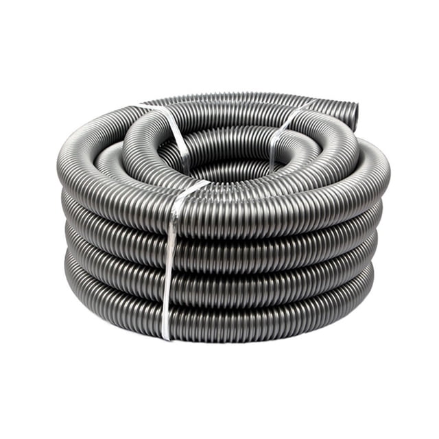 2 Meter Vacuum Cleaner Threaded Hose Inner Diameter 50mm Hose Gray