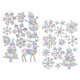 thumbnail image 4 of Pegatinas de ventana de decoración navideña, decoración de fiesta navideña, calcomanía de ventana, pegatinas de pared navideñas para fiesta,, 4 of 7