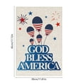 thumbnail image 3 of Wzzjkit Patriotic 4th of July Garden Flag 12x18in, Memorial Day Garden Flag for Outdoor Yard Party Supplies, Fourth of July Garden Flag, 3 of 6