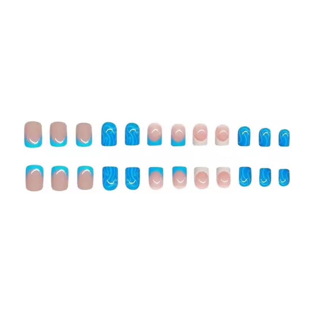 2024 New Hands and Feet Series Nail Art Combination Set Fresh Wearing Nail Removable Fake Nail Finished Wholesale