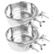 thumbnail image 5 of unbranded 2Ud Comedero Para Perros Y De Inoxidable Con Accesorio Para Fijación En Jaula, 5 of 8