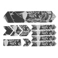 thumbnail image 2 of Bike Frame 3D Night Reflection Sticker, Removeable Waterproof 3D Reflective Bike Frame Stickers Wear Resistant  For DH Downhill Vehicles For Mountain Bikes Beauty Frame Sticker, 2 of 8