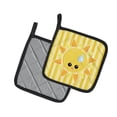thumbnail image 2 of Weather Sun Sprinkle Face Pair of Pot Holders, 2 of 3