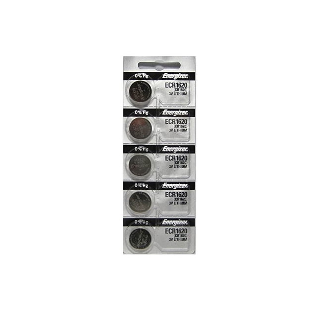 5 Pcs Energizer CR1620 ECR1620 CR 1620 Piles au Lithium 3V