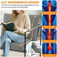 thumbnail image 2 of Sillón de Acento Moderno para Sala - Tapizado en Lino Gris Claro con Estructura Metálica Negra y Cojín de Espuma de Alta Resiliencia -Funda Removible y Lavable para Dormitorio, Oficina o Sala de Estar, 2 of 7