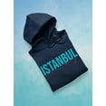 thumbnail image 3 of Istanbul Turkey Aqua Banner  Hoodie Men -Image by Shutterstock, Male 5X-Large, 3 of 4