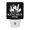 Black, variant on Kitchen Dinnerware Night Light, Knife And Fork Tableware Black Plug in Night Lights with Dusk to Dawn Sensor, Energy Saving Black LED Nightlight for Bedroom Bathroom, Auto On/Off