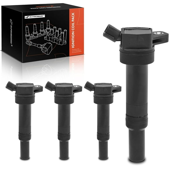 A-Premium Ignition Coil Pack Set of 4 Compatible with Hyundai Elantra 2011-2016, Tucson 2014-2020, Kia Forte 2014-2016, Soul 2012-2019, 1.8L 2.0L Engine