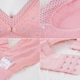 thumbnail image 4 of Women Breastfeeding Push Up Bra Pregnant Women Underwear&nbsp;Front Closure Wireless Comfort Bra for Women, 4 of 8