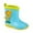 Blue, variant on Otqutp Toddler Rain Boots Dinosaur Cartoon Children Rain Shoes Boys Girls Water Shoes Baby Waterproof Shoes for Kids