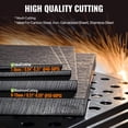 thumbnail image 4 of HITBOX 45A Plasma Cutter, 110V/220V Dual Voltage Pilot Arc Cutting Machine with Large LED Display & Grid Function, Max Cut 15mm for Metal, 4 of 14