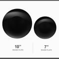 thumbnail image 4 of PLASTICPRO 7” & 10” Combo Plastic Plates Disposable Dinnerware Set, Black 32-Pack, 4 of 6