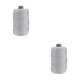 thumbnail image 2 of Billuyoard Hilo De Ganchillo Hipoalergénico Transpirable No Tóxico Y Agradable Para La Piel Para Hacer Sombreros Y Bolsos 26 Gris Blanco 26 Gris Blanco 2Conjunto, 2 of 6