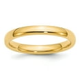 thumbnail image 1 of 14K Yellow Gold 3mm Comfort-Fit Band, 1 of 4