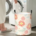 thumbnail image 5 of XMXT Collapsible Laundry Basket, Cute Red Flowers Pattern Waterproof Laundry Hampers Storage Baskets Dirty Clothes Hamper, 62L, 5 of 8