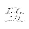 thumbnail image 3 of Allen, Kimberly 15x18 Black Modern Framed Museum Art Print Titled - You Make Me Smile, 3 of 5