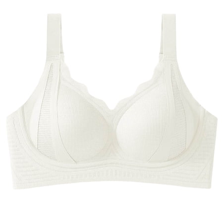Tsesme Women’s Wireless Push up Bra Full CupThin Padded Bralettes Fashion Lace Soft Lingerie