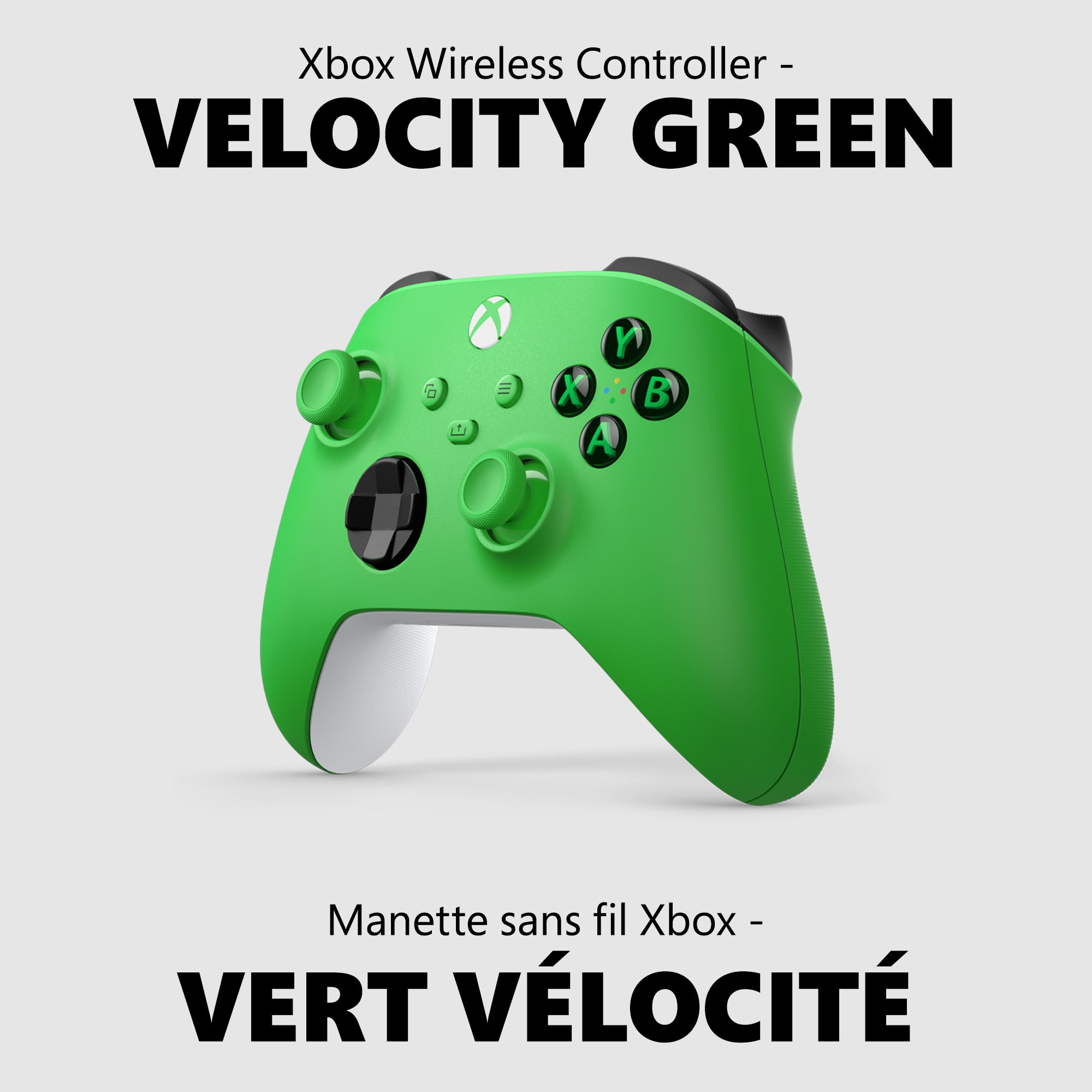 Xbox Wireless Controller – Velocity Green for Xbox Series X|S, Xbox One, and Windows Devices