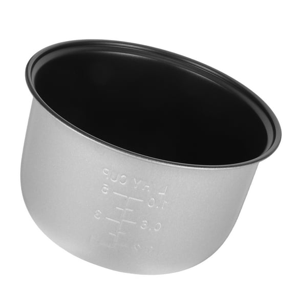 LEDMOMO Non Stick Rice Cooker Pot Insert Alloy Black 1Pcs