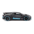 thumbnail image 4 of Bugatti DIVO Hardtop, Black w/Blue Accents - Showcasts 38526BU - 1/24 Scale Diecast Model Toy Car, 4 of 5