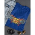 thumbnail image 3 of Cool Hippie Van T-Shirt Women -Image by Shutterstock, Female Large, 3 of 4