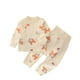 thumbnail image 1 of Odeerbi 3M-2Y Niños Niñas Pijamas de Algodón Otoño Pantalones de Manga Larga Juego de Ropa de Dormir Con Estampado Suave Cintura Alta Juego de Pijamas de Invierno, 1 of 3