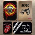 thumbnail image 3 of Kit de pintura Rectangular con placa de Metal Vintage, banda de hierro, decoración del hogar, 20x30cm, 4 Uds., 3 of 9