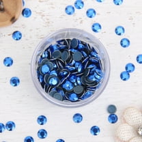 Hot Fix Rhinestuds 2mm Sapphire - 6SS - 20 gross Package - 2880 Rhinestuds - Also Called Hot Fix Metallic Rhinestones