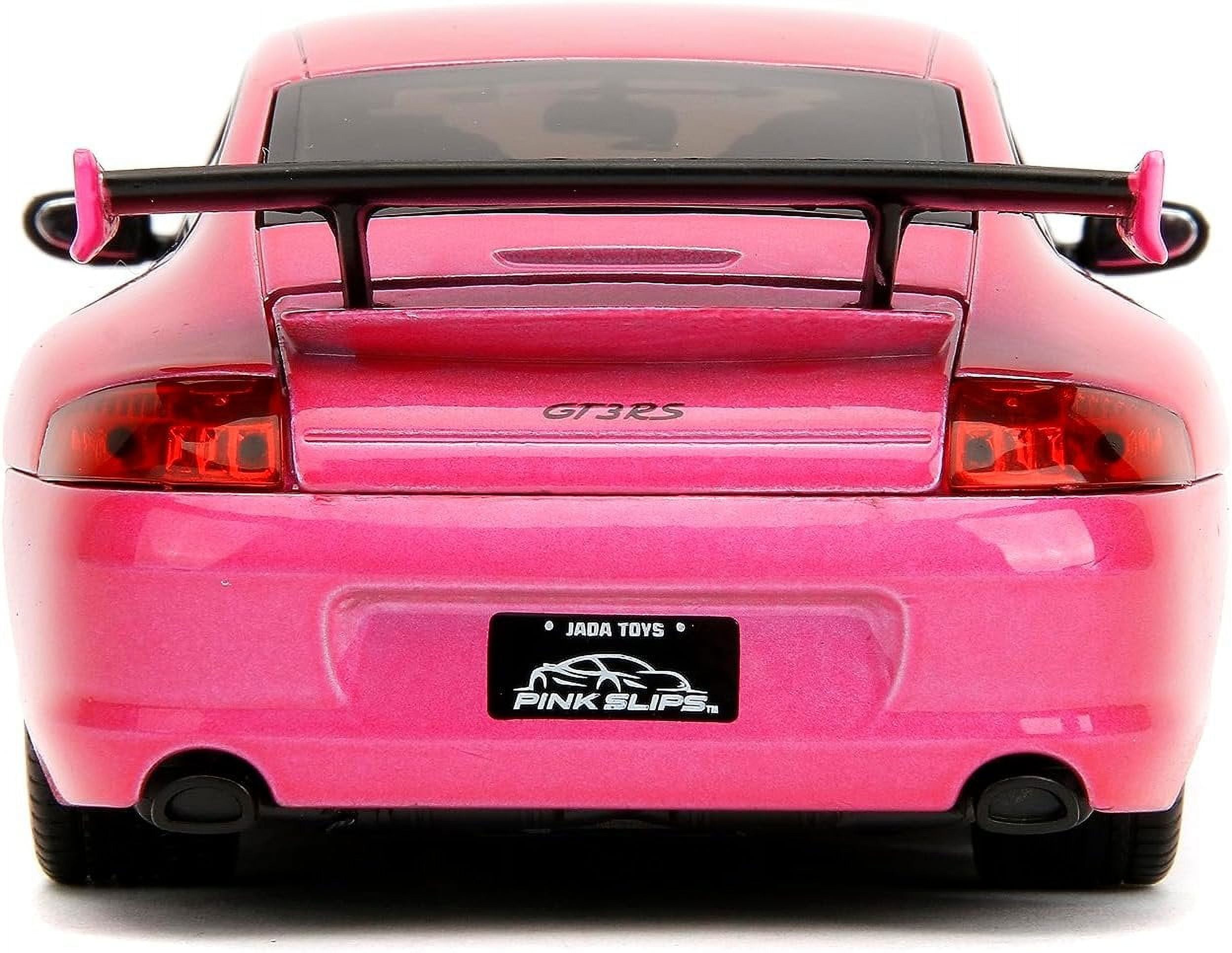 Porsche 911 GT3 (997) Jada 35898 1/24 Primer Candy Red Pink Slips NEUF
