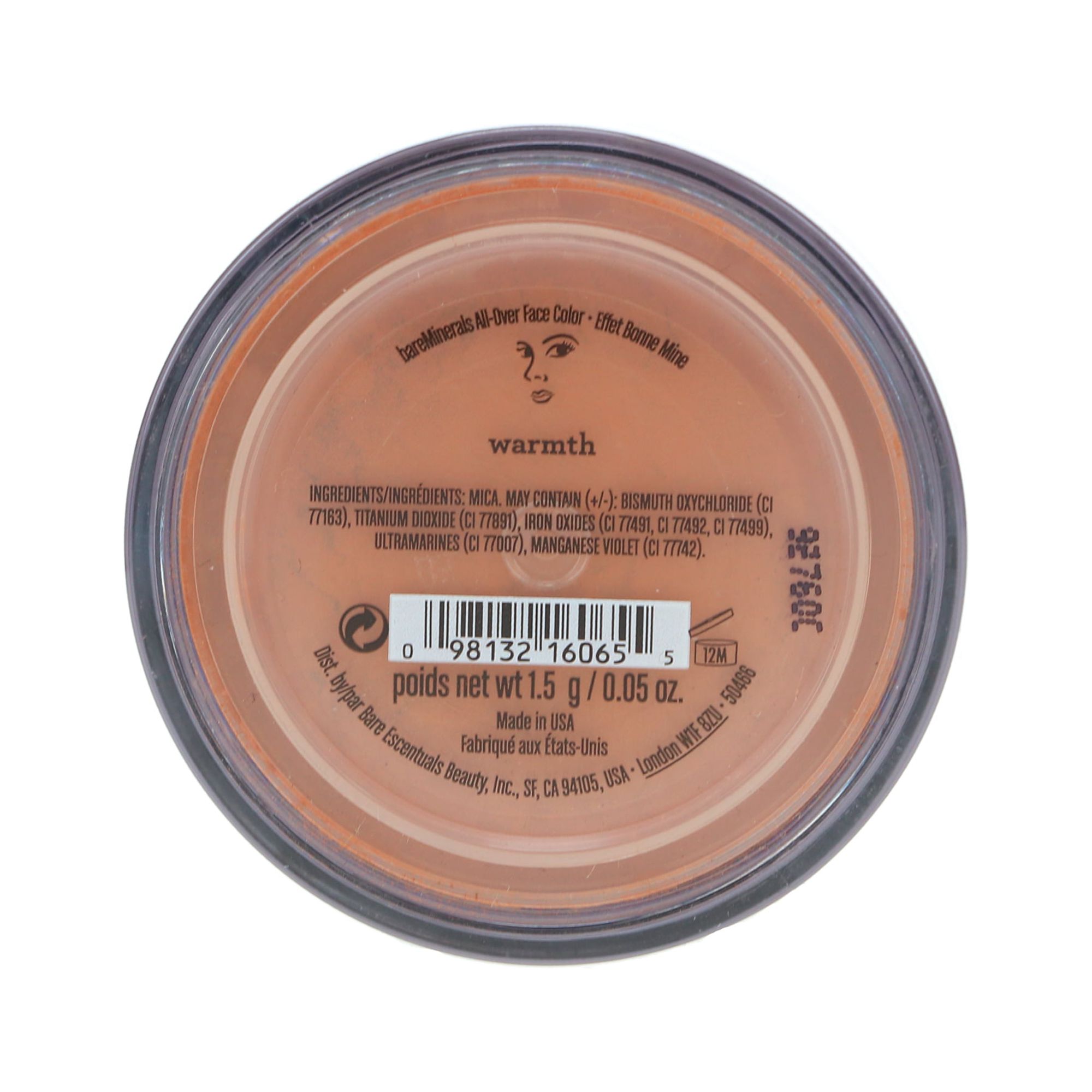 All-Over Face Color - Warmth by bareMinerals for Women - 0.05 oz Powder - image 5 of 8
