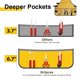 thumbnail image 3 of Work Tool Apron For Men Women, Torso Length With 21 Tool Pockets, Adjustable Waxed Canvas Apron For Gardener, 3 of 5