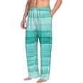 thumbnail image 2 of Balery Men'S Teal Turquoise Pants,Sleepwear Pants,Pajama Pants,Pj Bottoms Drawstring And Pockets-Large, 2 of 9