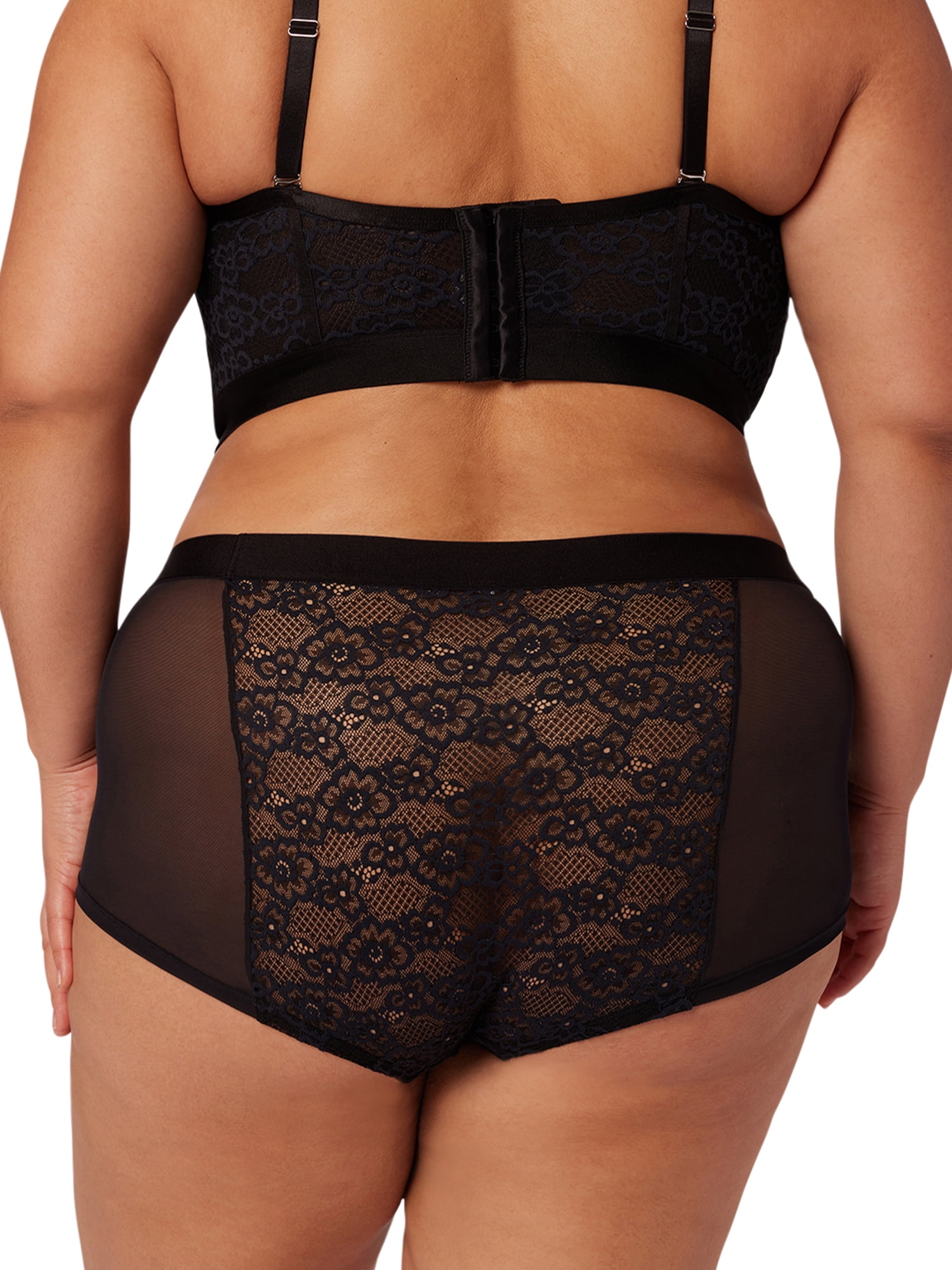 Parade Lace Mesh Boyshort Underwear, 2-Pack, Sizes XS to 3XL