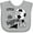 AC-Heather Grey, variant on Inktastic Little Brother and Biggest Fan Soccer Player Boys Baby Bib