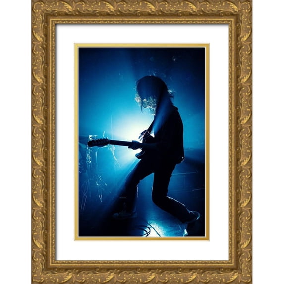 Nakamatsu, Kenji 11x14 Gold Ornate Wood Framed with Double Matting Museum Art Print Titled - Blue ray