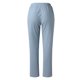 thumbnail image 5 of Pantalones De Verano Pantalones largos y cómodos de lino y algodón, estilo informal, para mujer, plisado, elegante, para vacaciones Ygjytge L Azul para Mujer, 5 of 8