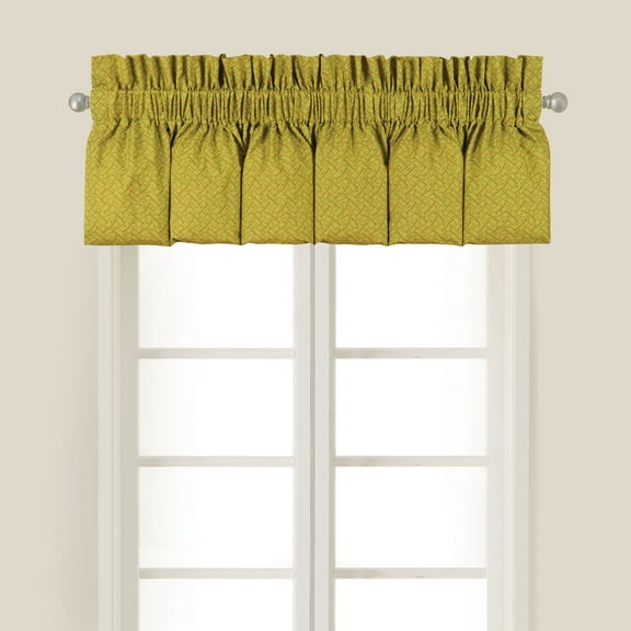 Colonial Williamsburg Barbados Sunset Green Window Valance