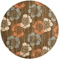 thumbnail image 6 of SAFAVIEH Blossom Heidi Floral Flowers Wool Runner Rug, Brown/Multi, 2'3" x 8', 6 of 10